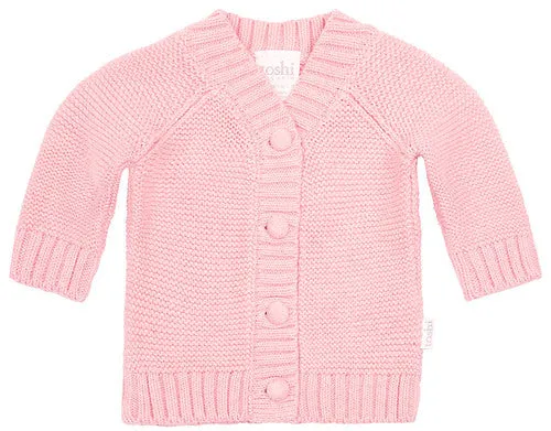 Organic Cardigan Andy | Pearl